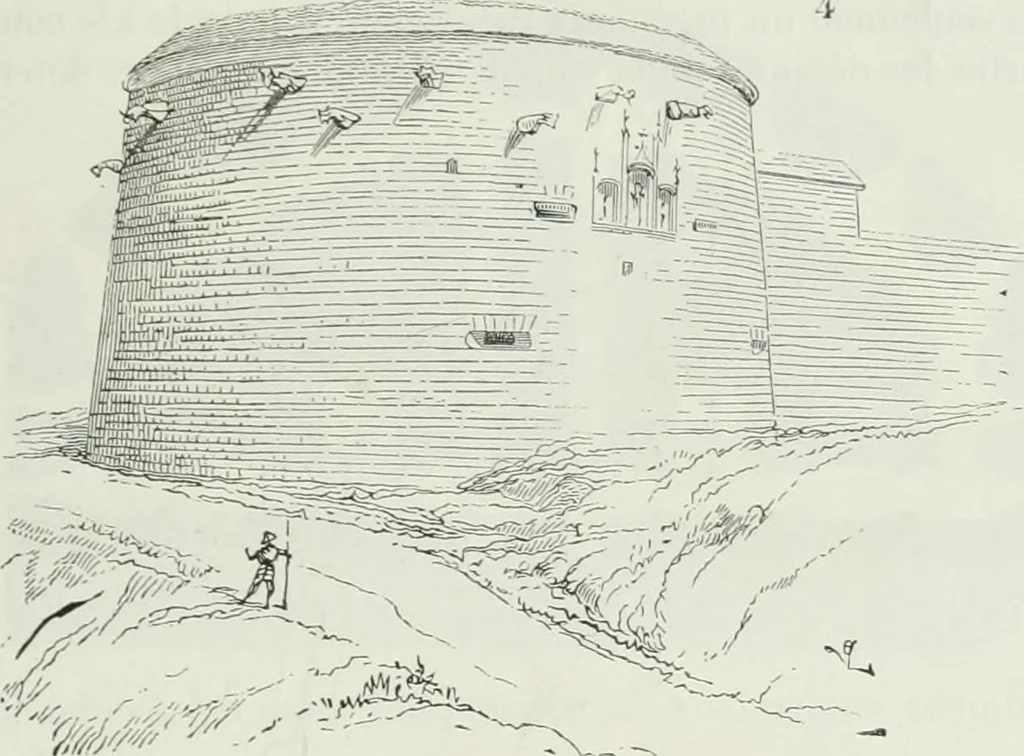 An illustration from Dictionnaire raisonné de l'architecture française du XIe au XVIe siècle, 1875, leaf 188