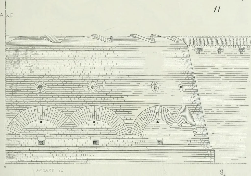 An illustration from Dictionnaire raisonné de l'architecture française du XIe au XVIe siècle, 1875, leaf 192