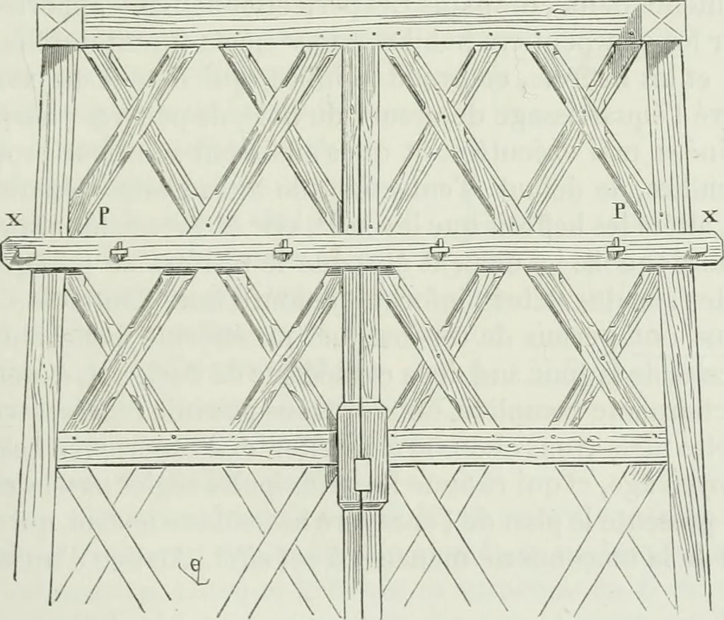 An illustration from Dictionnaire raisonné de l'architecture française du XIe au XVIe siècle, 1875, leaf 198