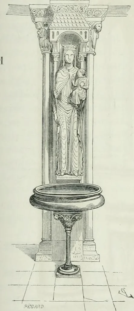 An illustration from Dictionnaire raisonné de l'architecture française du XIe au XVIe siècle, 1875, leaf 210