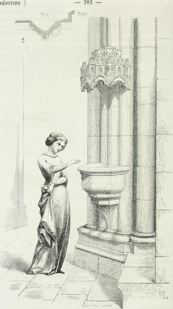 An illustration from Dictionnaire raisonné de l'architecture française du XIe au XVIe siècle, 1875, leaf 211