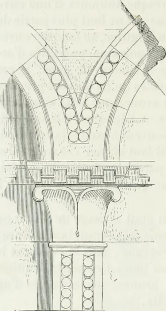 An illustration from Dictionnaire raisonné de l'architecture française du XIe au XVIe siècle, 1875, leaf 213