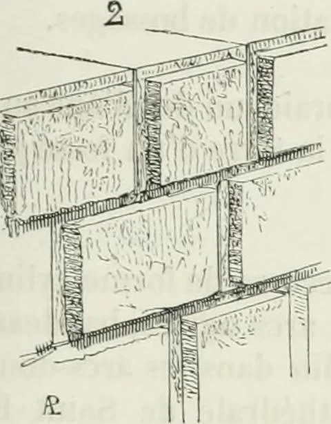 An illustration from Dictionnaire raisonné de l'architecture française du XIe au XVIe siècle, 1875, leaf 226