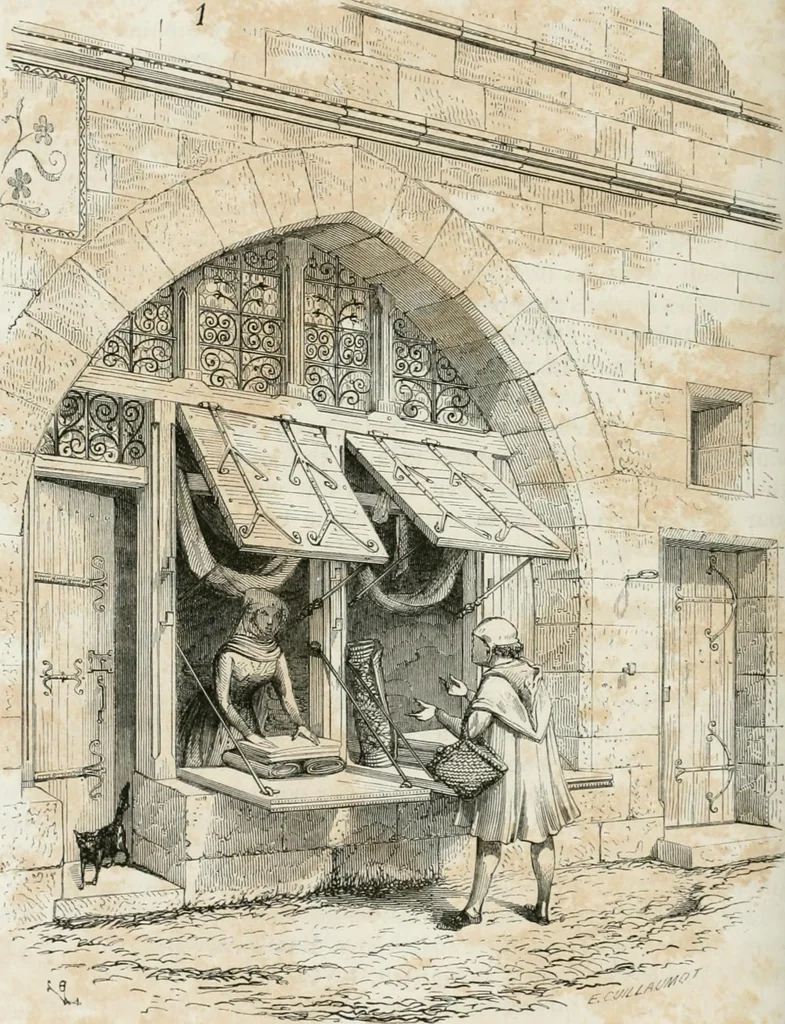 An illustration from Dictionnaire raisonné de l'architecture française du XIe au XVIe siècle, 1875, leaf 245