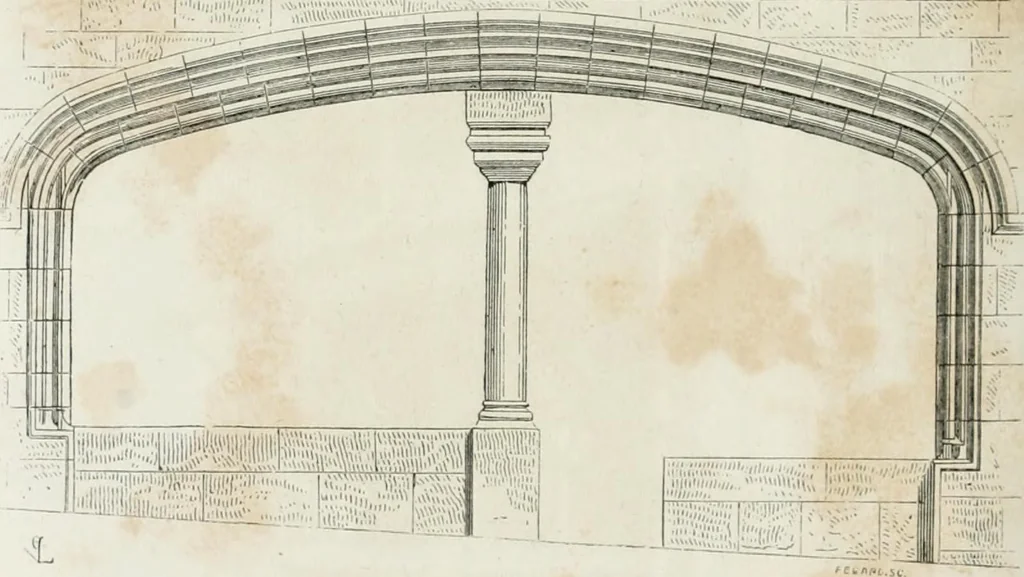 An illustration from Dictionnaire raisonné de l'architecture française du XIe au XVIe siècle, 1875, leaf 247