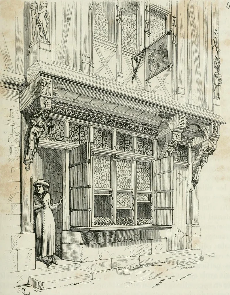 An illustration from Dictionnaire raisonné de l'architecture française du XIe au XVIe siècle, 1875, leaf 248