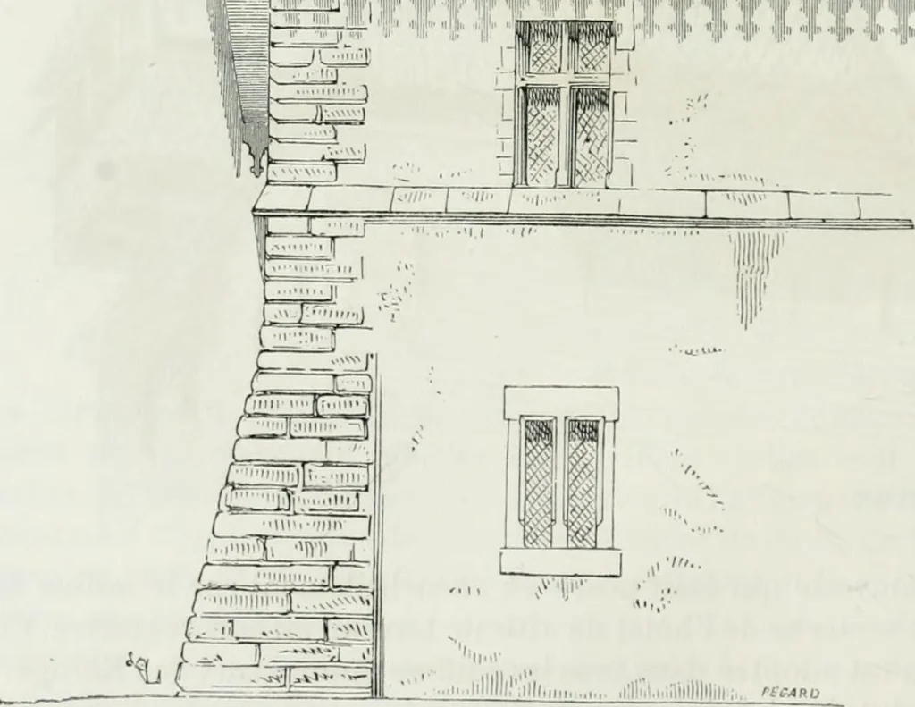 An illustration from Dictionnaire raisonné de l'architecture française du XIe au XVIe siècle, 1875, leaf 257