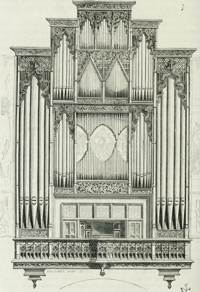 An illustration from Dictionnaire raisonné de l'architecture française du XIe au XVIe siècle, 1875, leaf 263