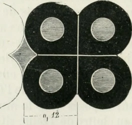 An illustration from Dictionnaire raisonné de l'architecture française du XIe au XVIe siècle, 1875, leaf 273