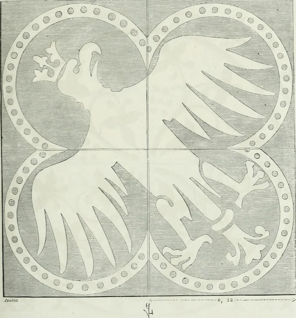 An illustration from Dictionnaire raisonné de l'architecture française du XIe au XVIe siècle, 1875, leaf 282