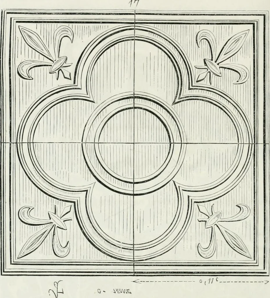 An illustration from Dictionnaire raisonné de l'architecture française du XIe au XVIe siècle, 1875, leaf 285