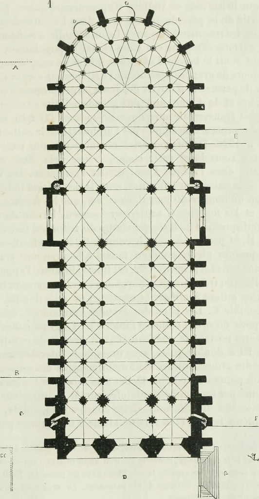 An illustration from Dictionnaire raisonné de l'architecture française du XIe au XVIe siècle, 1875, leaf 296