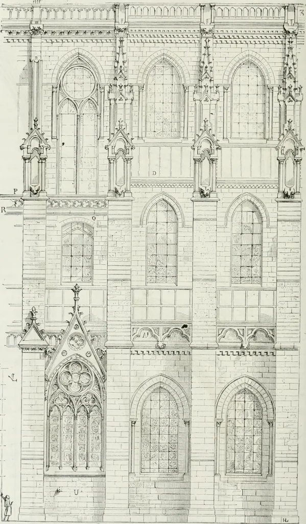 An illustration from Dictionnaire raisonné de l'architecture française du XIe au XVIe siècle, 1875, leaf 299
