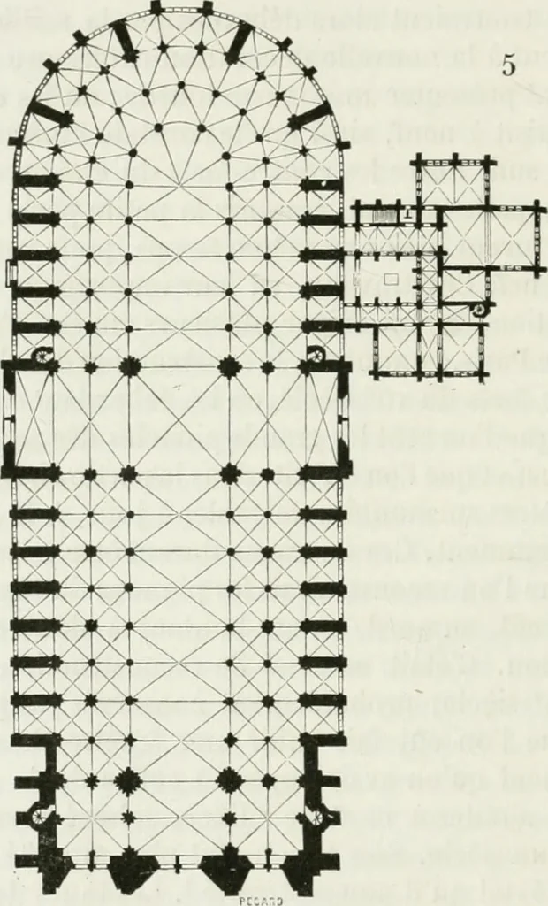 An illustration from Dictionnaire raisonné de l'architecture française du XIe au XVIe siècle, 1875, leaf 303