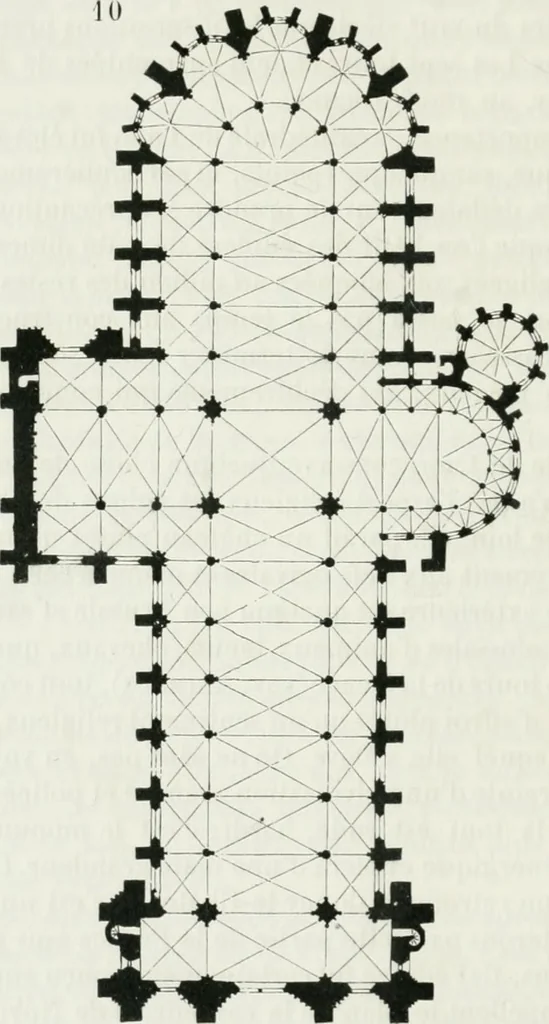 An illustration from Dictionnaire raisonné de l'architecture française du XIe au XVIe siècle, 1875, leaf 319