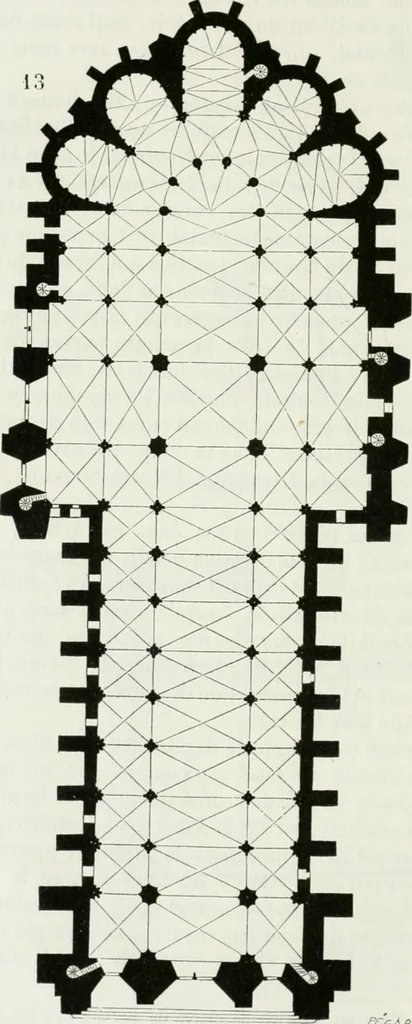 An illustration from Dictionnaire raisonné de l'architecture française du XIe au XVIe siècle, 1875, leaf 325
