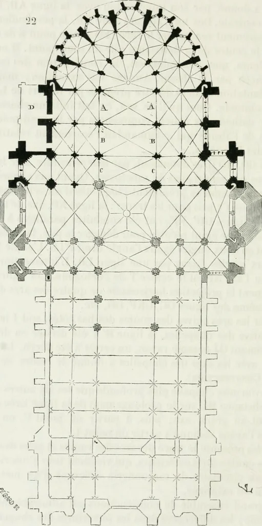 An illustration from Dictionnaire raisonné de l'architecture française du XIe au XVIe siècle, 1875, leaf 343