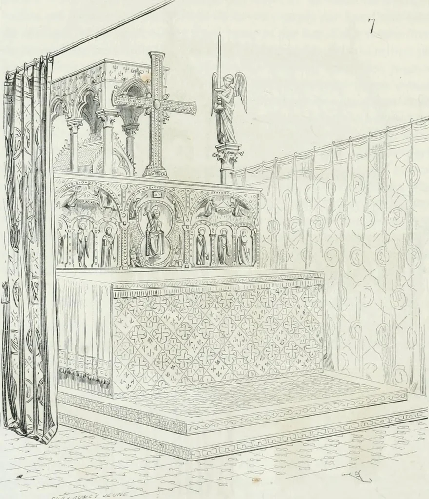 An illustration from Dictionnaire raisonné de l'architecture française du XIe au XVIe siècle, 1875, leaf 35
