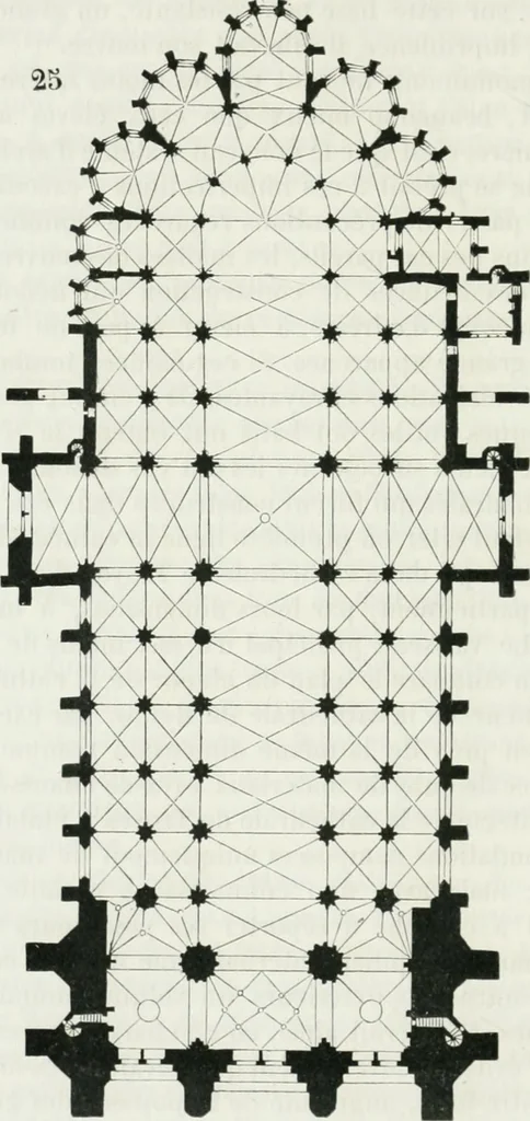 An illustration from Dictionnaire raisonné de l'architecture française du XIe au XVIe siècle, 1875, leaf 351