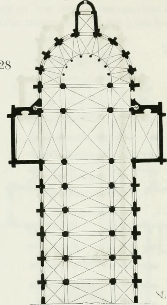 An illustration from Dictionnaire raisonné de l'architecture française du XIe au XVIe siècle, 1875, leaf 355