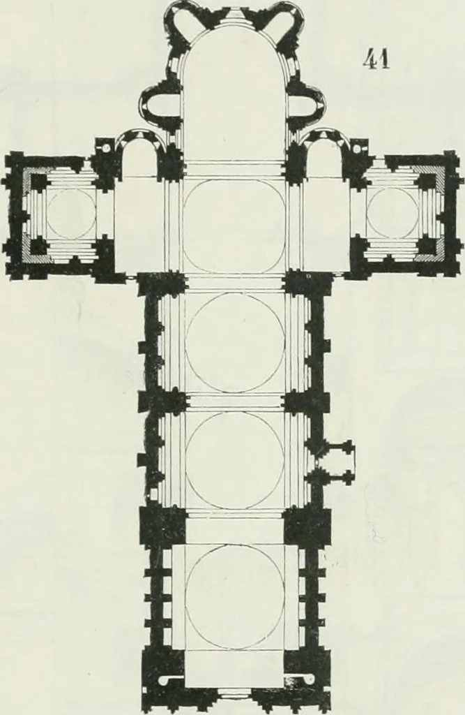 An illustration from Dictionnaire raisonné de l'architecture française du XIe au XVIe siècle, 1875, leaf 376
