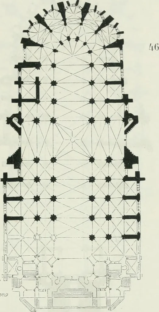 An illustration from Dictionnaire raisonné de l'architecture française du XIe au XVIe siècle, 1875, leaf 382