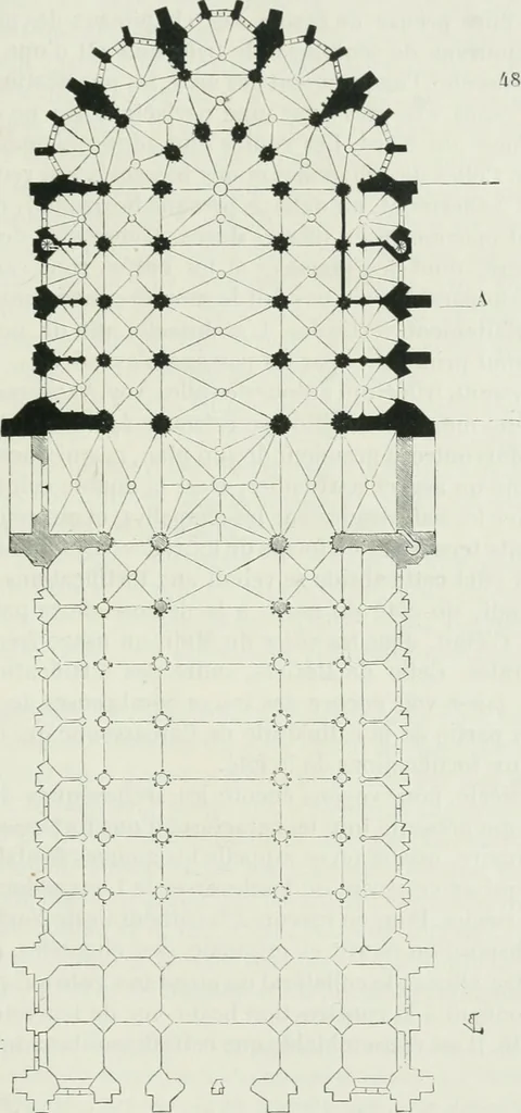 An illustration from Dictionnaire raisonné de l'architecture française du XIe au XVIe siècle, 1875, leaf 384