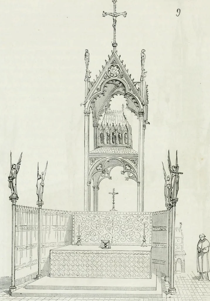 An illustration from Dictionnaire raisonné de l'architecture française du XIe au XVIe siècle, 1875, leaf 39