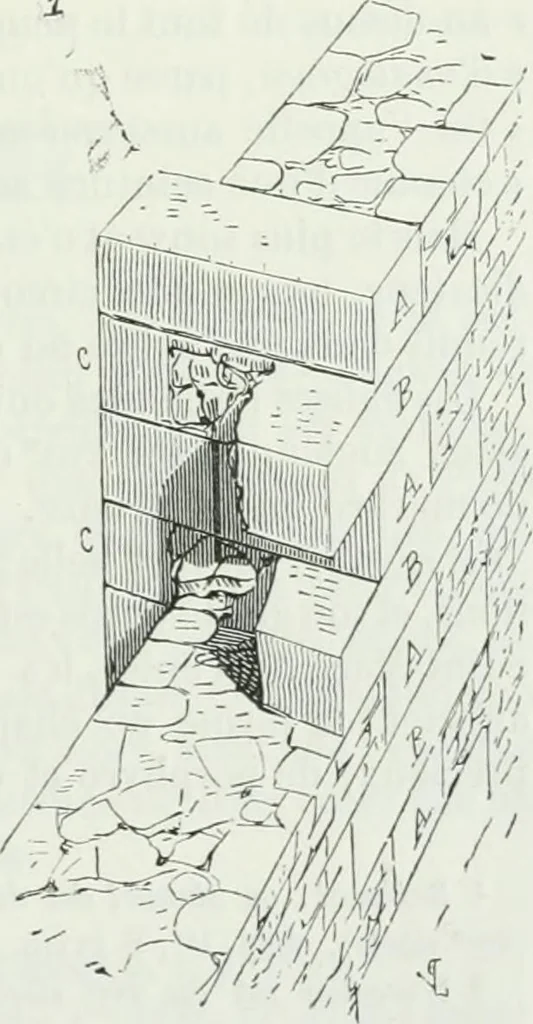 An illustration from Dictionnaire raisonné de l'architecture française du XIe au XVIe siècle, 1875, leaf 414