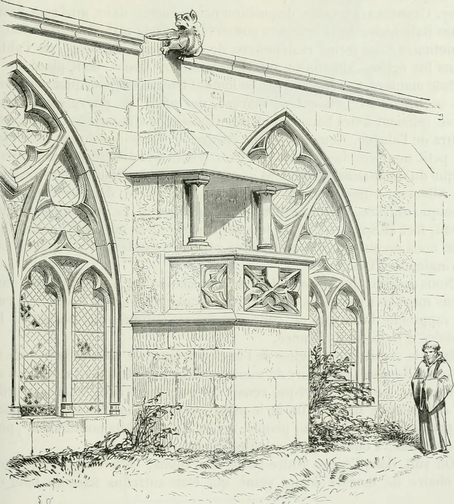 An illustration from Dictionnaire raisonné de l'architecture française du XIe au XVIe siècle, 1875, leaf 422