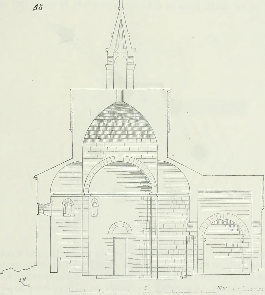 An illustration from Dictionnaire raisonné de l'architecture française du XIe au XVIe siècle, 1875, leaf 456