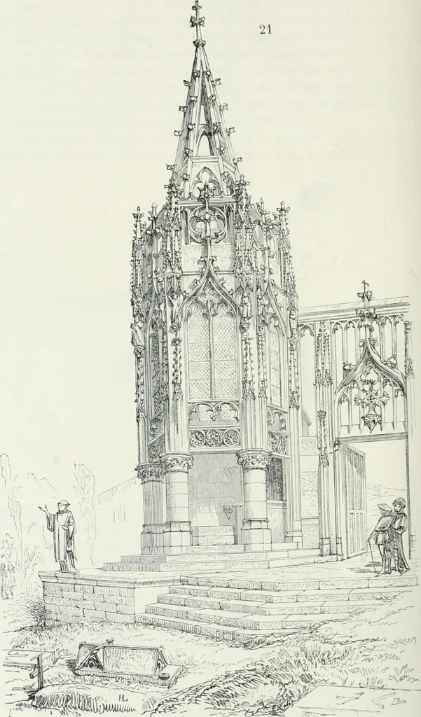 An illustration from Dictionnaire raisonné de l'architecture française du XIe au XVIe siècle, 1875, leaf 459