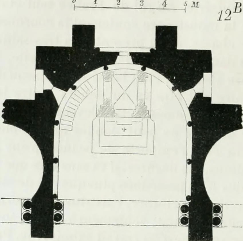 An illustration from Dictionnaire raisonné de l'architecture française du XIe au XVIe siècle, 1875, leaf 47