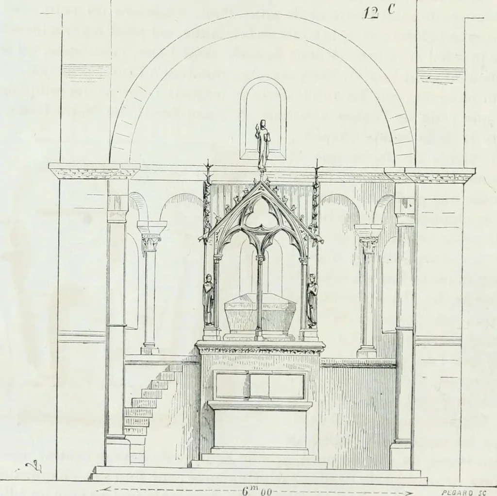 An illustration from Dictionnaire raisonné de l'architecture française du XIe au XVIe siècle, 1875, leaf 47