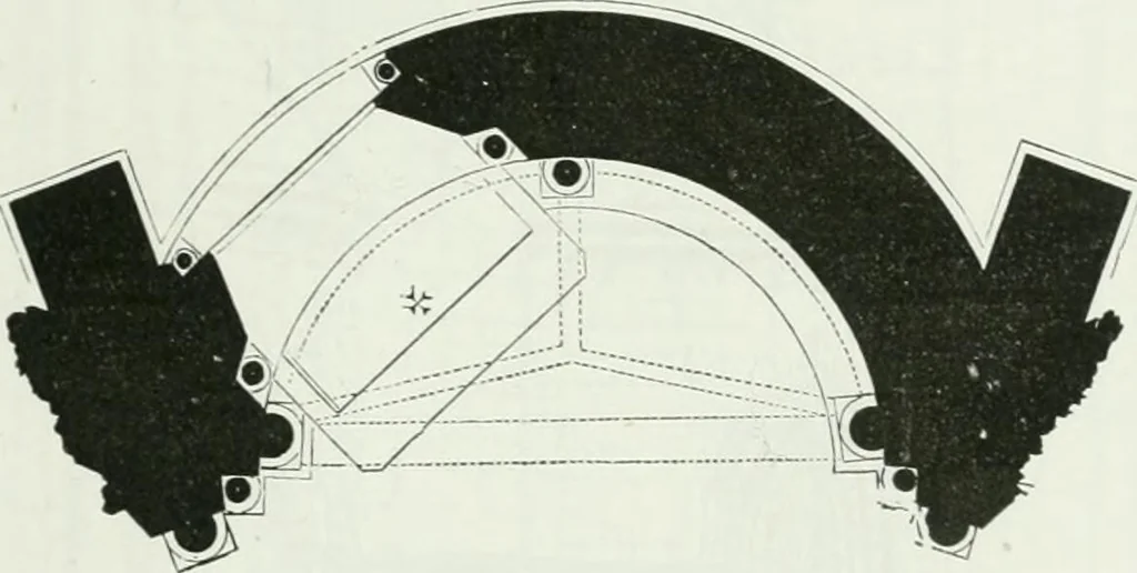 An illustration from Dictionnaire raisonné de l'architecture française du XIe au XVIe siècle, 1875, leaf 470