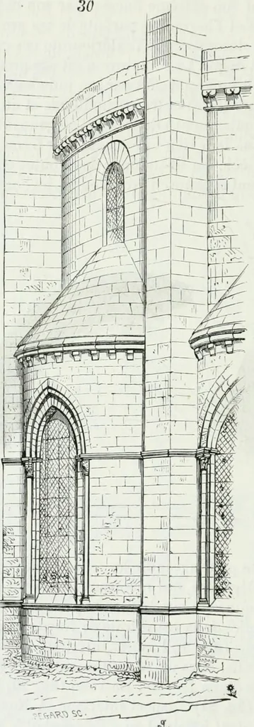An illustration from Dictionnaire raisonné de l'architecture française du XIe au XVIe siècle, 1875, leaf 471