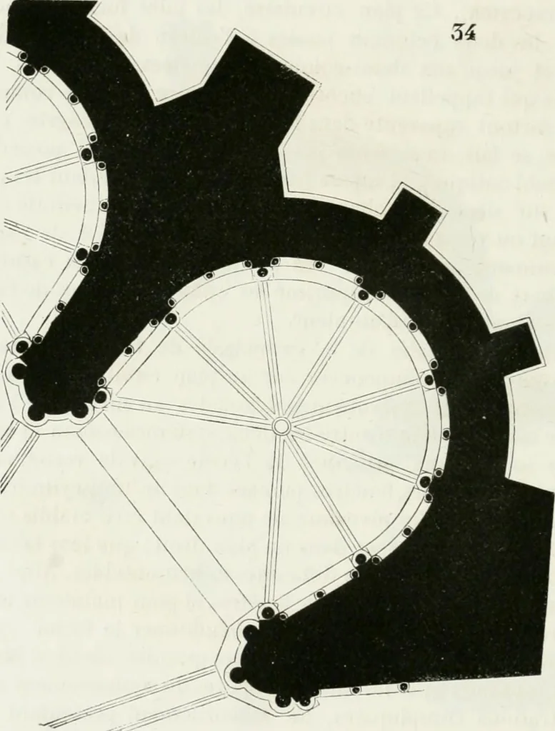 An illustration from Dictionnaire raisonné de l'architecture française du XIe au XVIe siècle, 1875, leaf 479