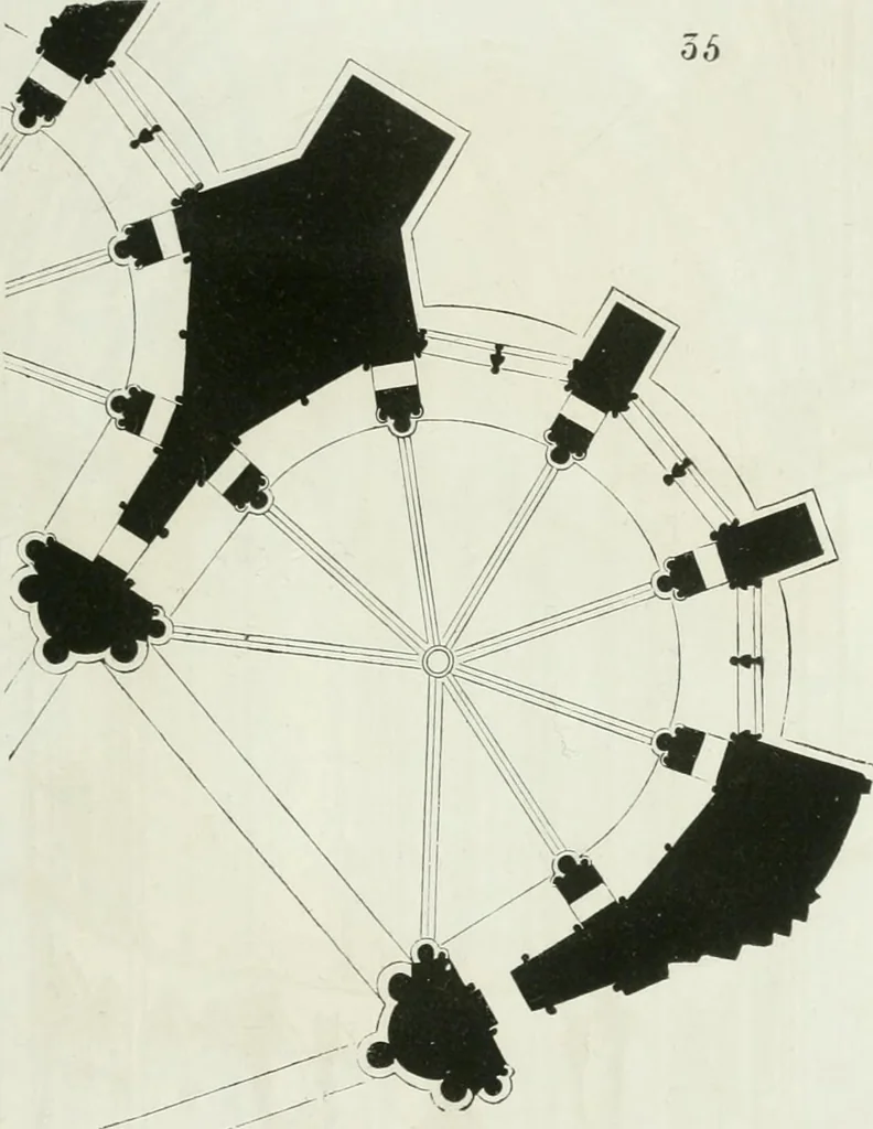 An illustration from Dictionnaire raisonné de l'architecture française du XIe au XVIe siècle, 1875, leaf 480