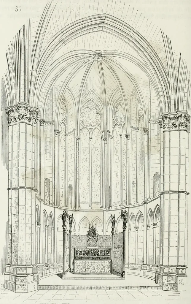 An illustration from Dictionnaire raisonné de l'architecture française du XIe au XVIe siècle, 1875, leaf 481