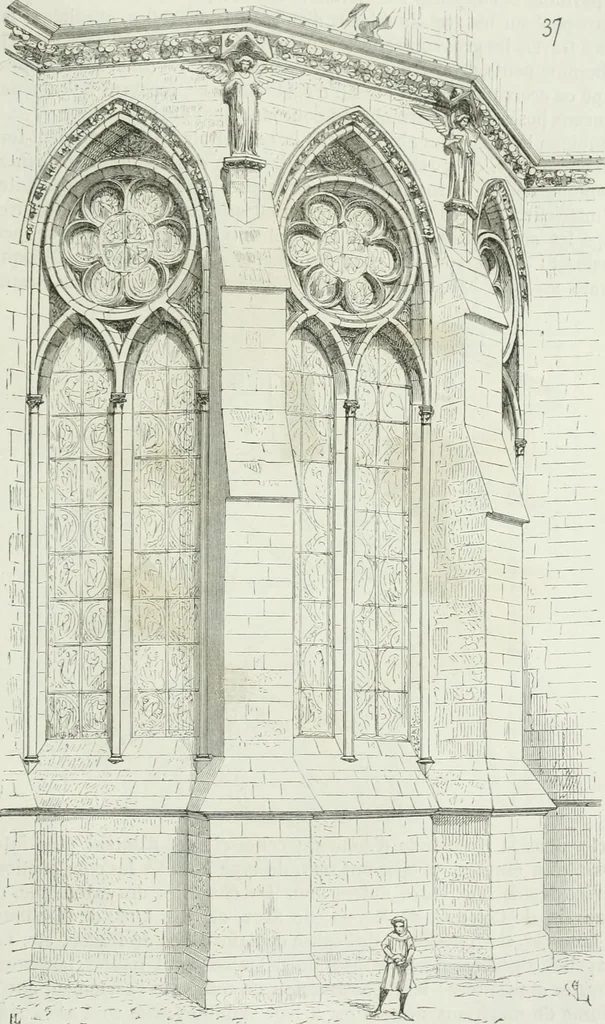 An illustration from Dictionnaire raisonné de l'architecture française du XIe au XVIe siècle, 1875, leaf 482