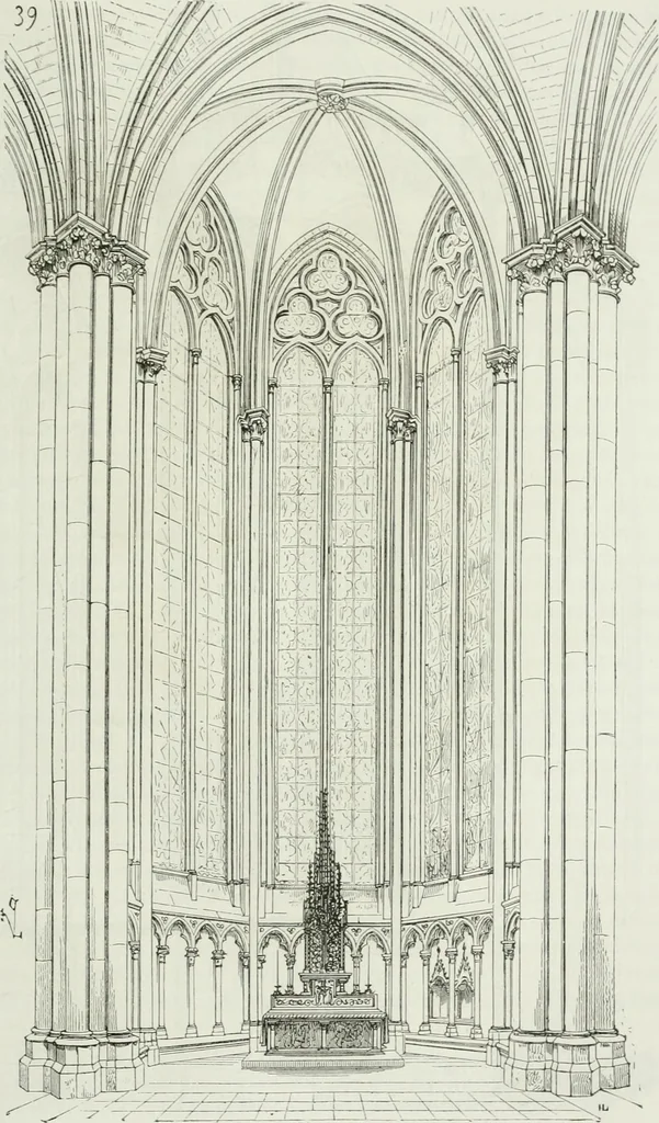 An illustration from Dictionnaire raisonné de l'architecture française du XIe au XVIe siècle, 1875, leaf 484