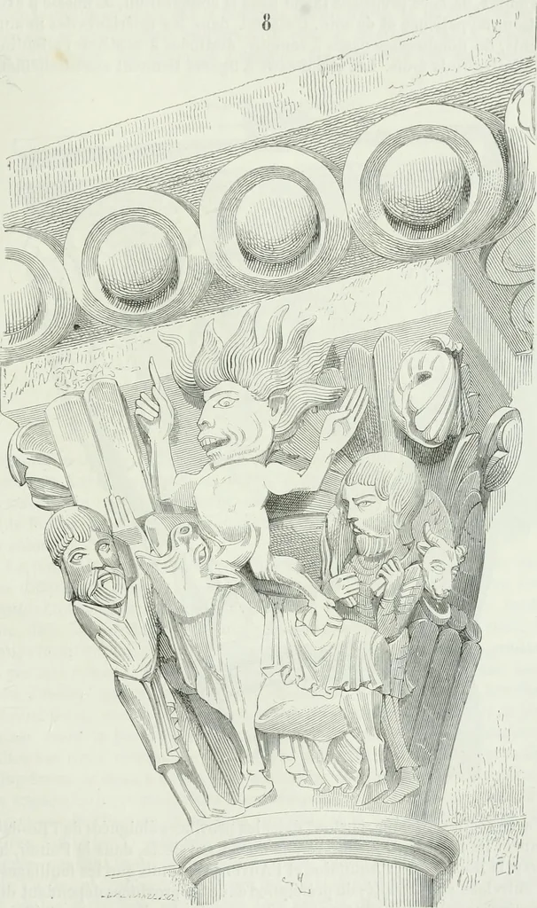 An illustration from Dictionnaire raisonné de l'architecture française du XIe au XVIe siècle, 1875, leaf 498