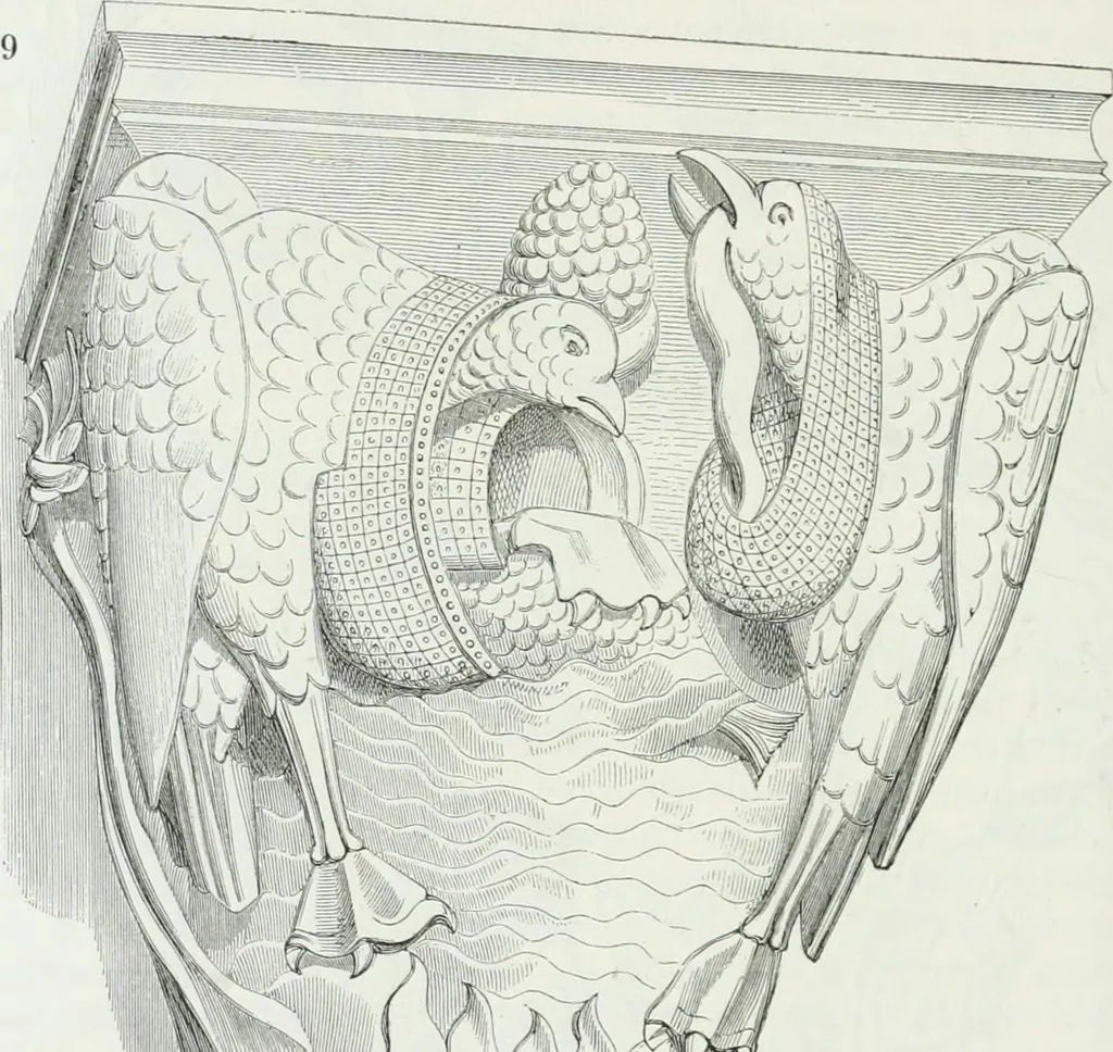 An illustration from Dictionnaire raisonné de l'architecture française du XIe au XVIe siècle, 1875, leaf 499