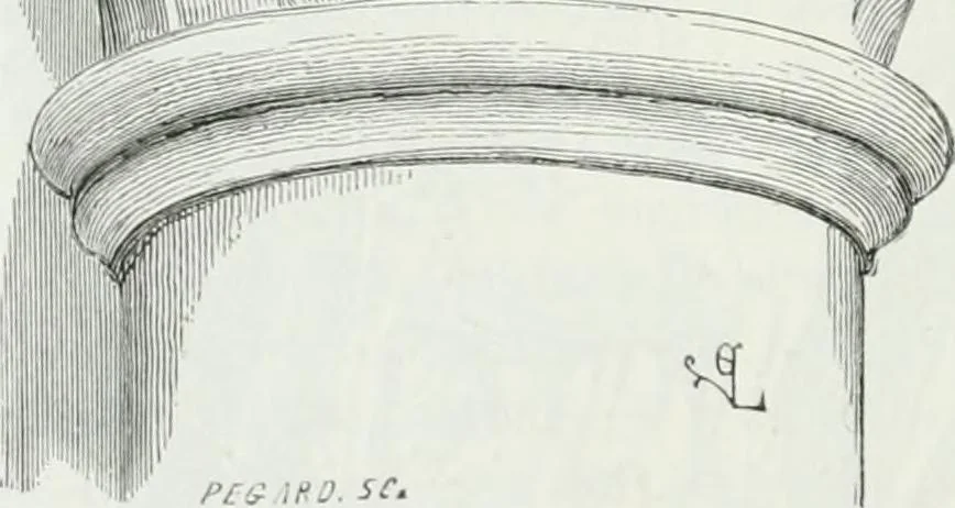 An illustration from Dictionnaire raisonné de l'architecture française du XIe au XVIe siècle, 1875, leaf 499