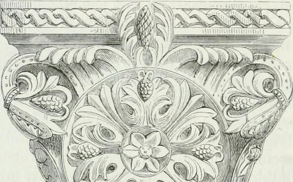 An illustration from Dictionnaire raisonné de l'architecture française du XIe au XVIe siècle, 1875, leaf 505