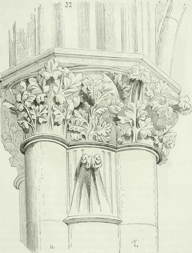 An illustration from Dictionnaire raisonné de l'architecture française du XIe au XVIe siècle, 1875, leaf 526