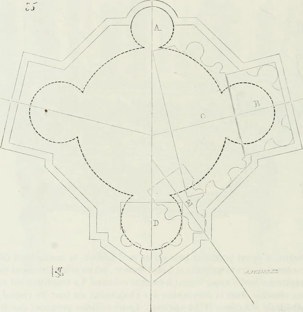 An illustration from Dictionnaire raisonné de l'architecture française du XIe au XVIe siècle, 1875, leaf 529