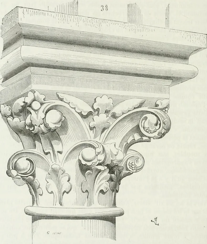 An illustration from Dictionnaire raisonné de l'architecture française du XIe au XVIe siècle, 1875, leaf 533