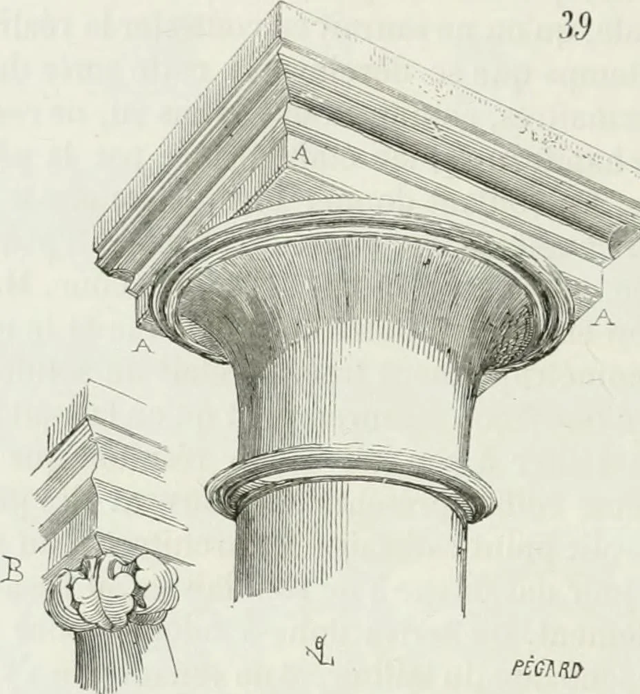 An illustration from Dictionnaire raisonné de l'architecture française du XIe au XVIe siècle, 1875, leaf 535