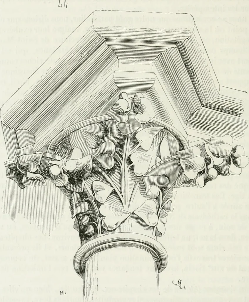 An illustration from Dictionnaire raisonné de l'architecture française du XIe au XVIe siècle, 1875, leaf 539